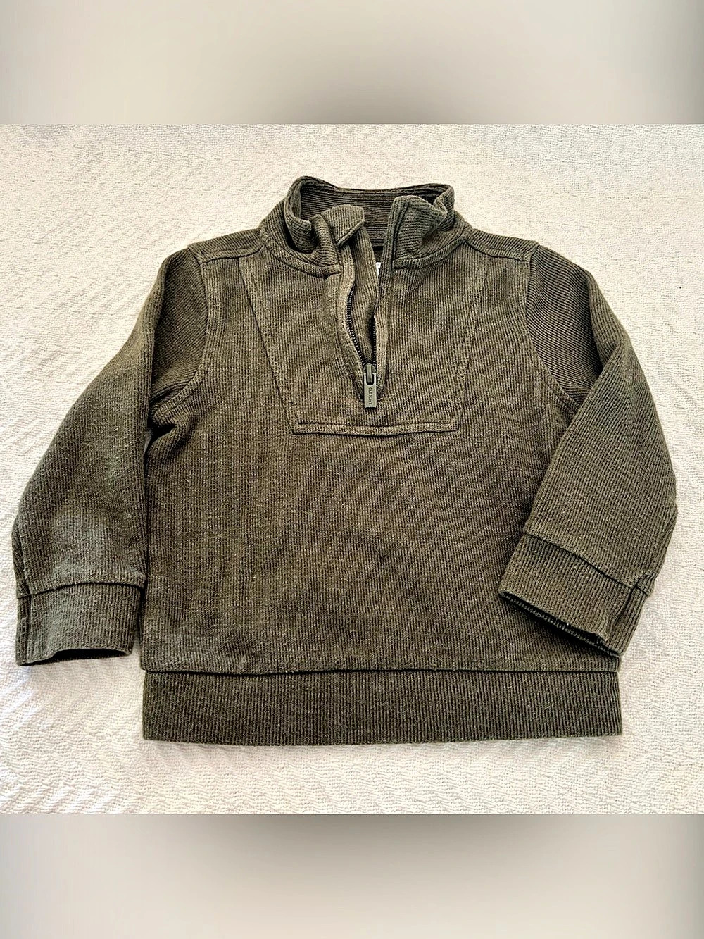 Old Navy Baby Half-Zip Sweater Green 18-24M